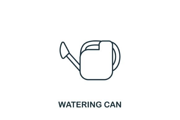 Simple Yet Versatile Watering Can Icon