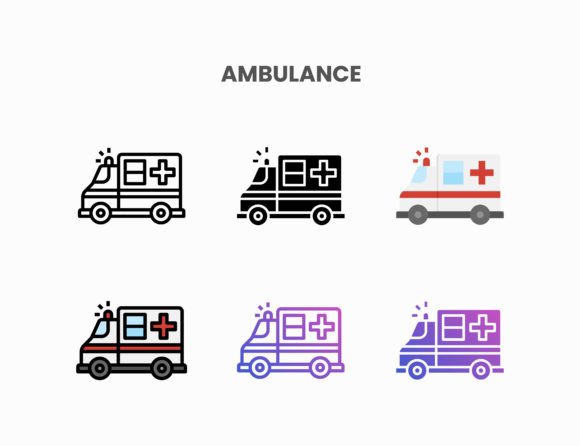 Strategic Use of Ambulance Car Icon for Enhanced Visual Communication