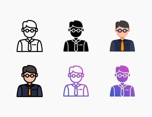 Teacher Men Icon: A Versatile and Customizable Graphic Resource