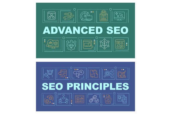 Understanding and Utilizing SEO Optimization Word Concept Banner Set
