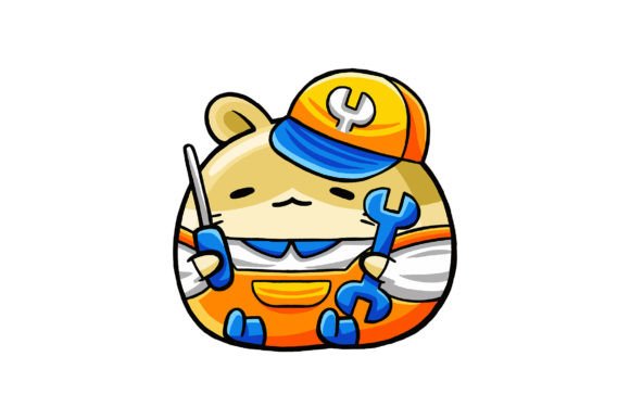 Unlocking Creative Potential with Cute Hamster Mechanic Profession Vector