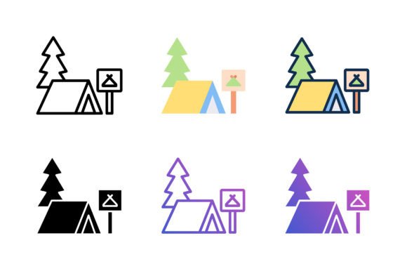 Unlocking the Potential of Camping Site Icons for Strategic Branding and Communication